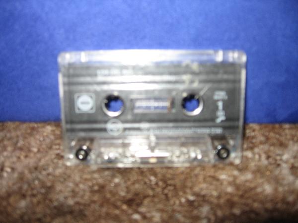 Cassette tape with Macarena and Can You Feel It